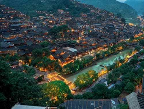 黔东南西江千户苗寨