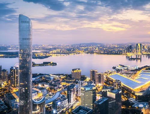 苏州金鸡湖景区